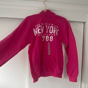 Pink New York Hoodie